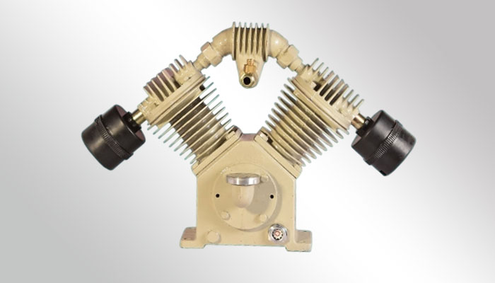 V-Type Twin Cylinder Compressor Pump
